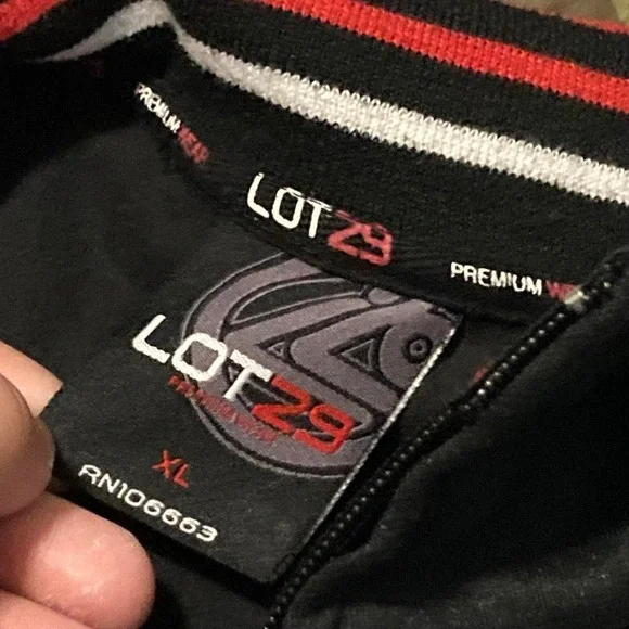 Lot 29 taz front print full zip track‎ jacket studs Vtg y2k - Picture 4 of 8